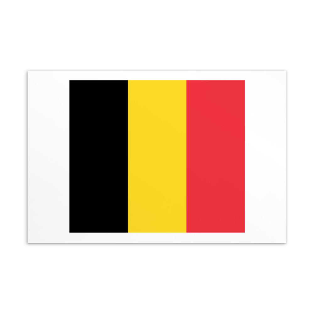 National Flag Postcards - Collection 1 Belgium postcard