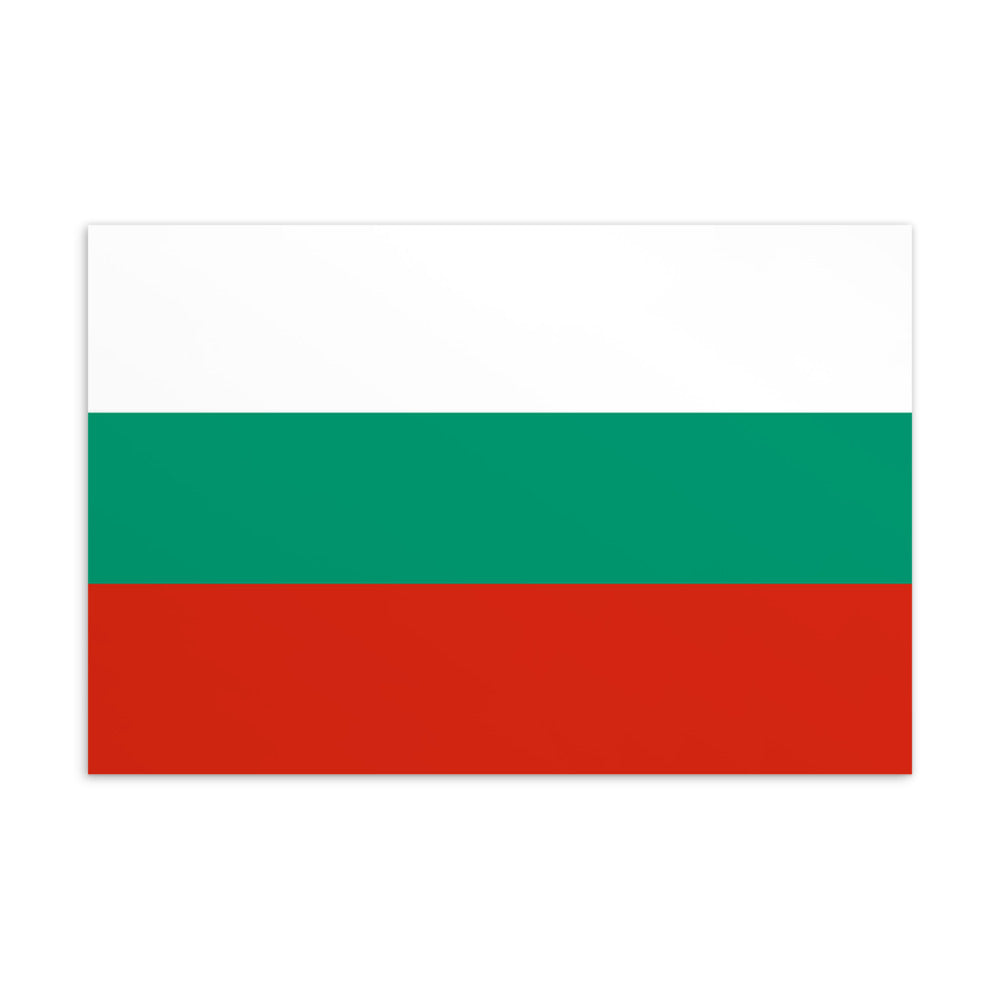 National Flag Postcards - Collection 1 Bulgaria postcard