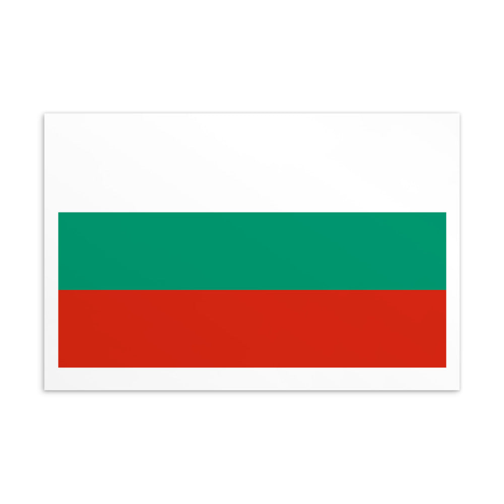 National Flag Postcards - Collection 1 Bulgaria postcard