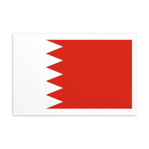 National Flag Postcards - Collection 1 Bahrain / 4×6
