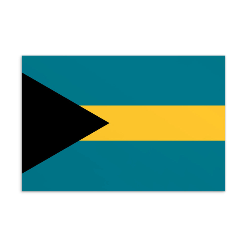 National Flag Postcards - Collection 1 Bahamas postcard