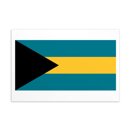National Flag Postcards - Collection 1 Bahamas / 4×6
