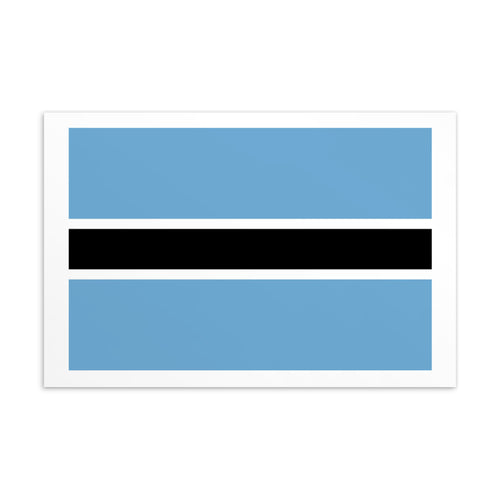 National Flag Postcards - Collection 1 Botswana / 4×6
