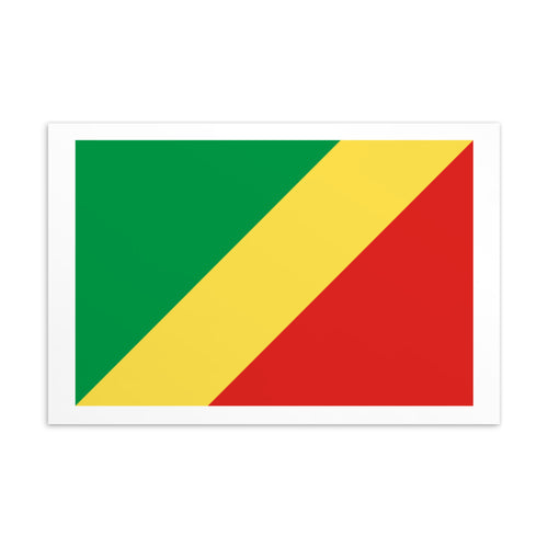 National Flag Postcards - Collection 1 Republic of the Congo / 4×6
