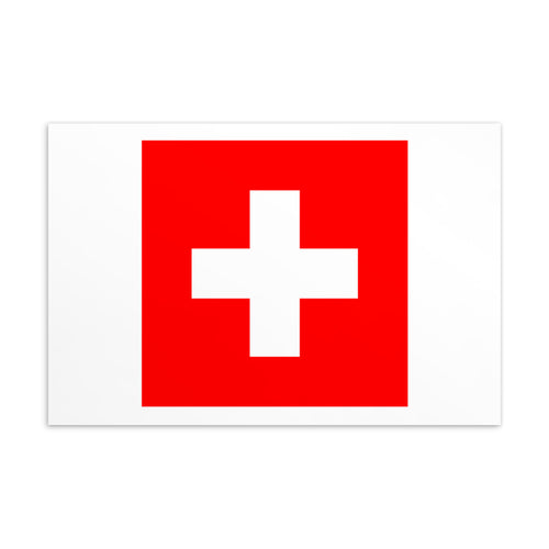 National Flag Postcards - Collection 1 Switzerland / 4×6