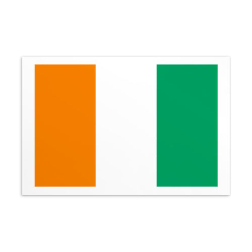 National Flag Postcards - Collection 1 Côte d'Ivoire / 4×6