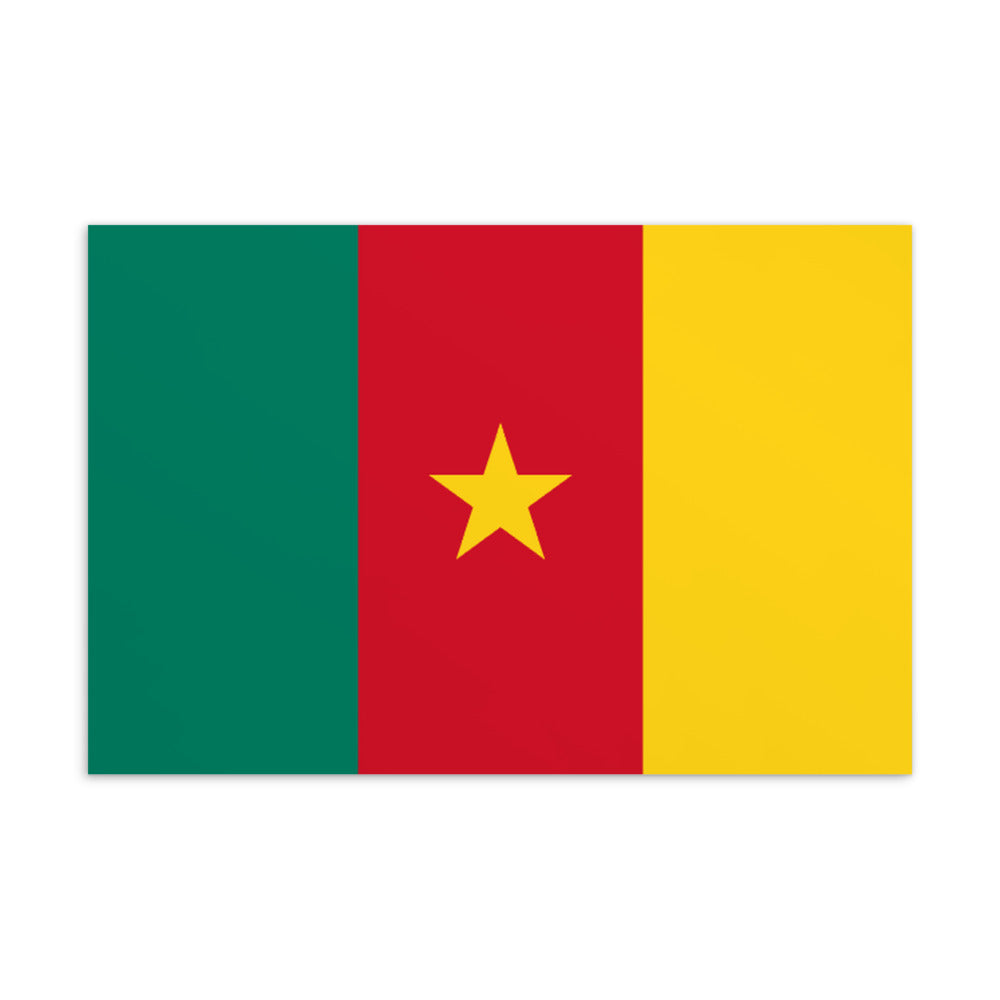 National Flag Postcards - Collection 1 Cameroon postcard