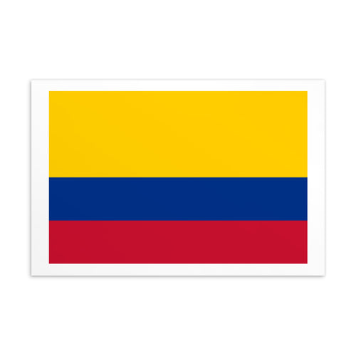 National Flag Postcards - Collection 1 Colombia / 4×6