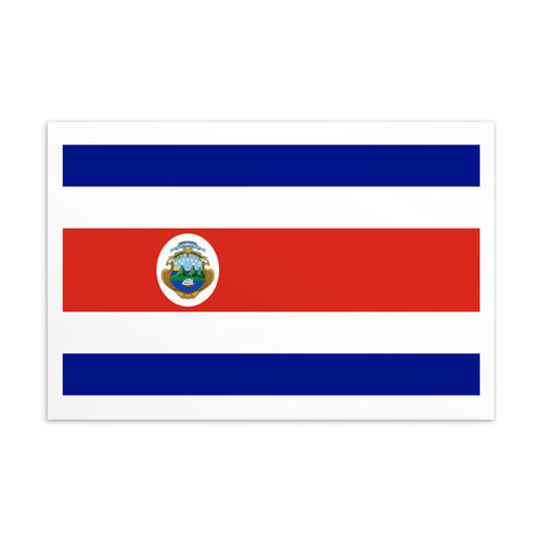 National Flag Postcards - Collection 1 Costa Rica / 4×6