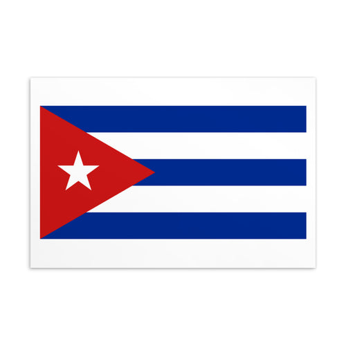 National Flag Postcards - Collection 1 Cuba / 4×6