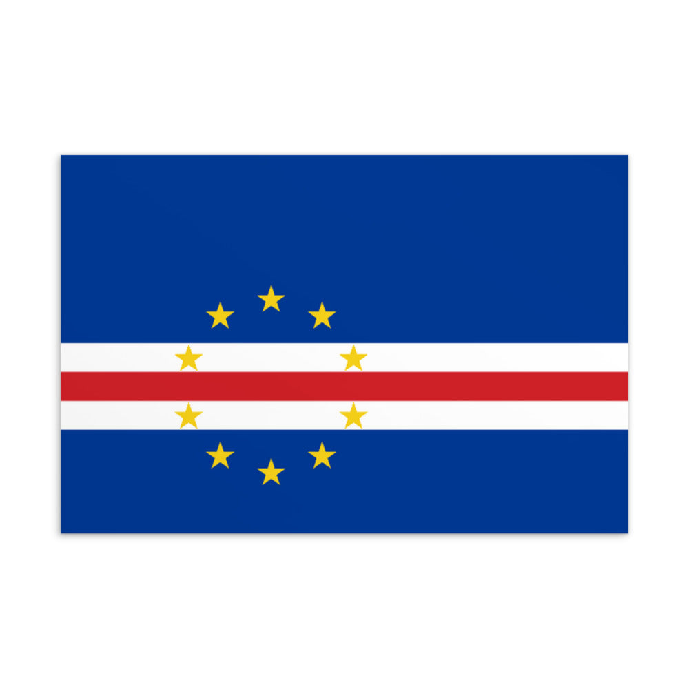 National Flag Postcards - Collection 1 Cape Verde postcard