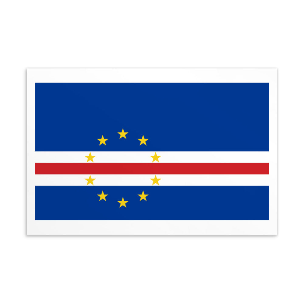 National Flag Postcards - Collection 1 Cape Verde postcard