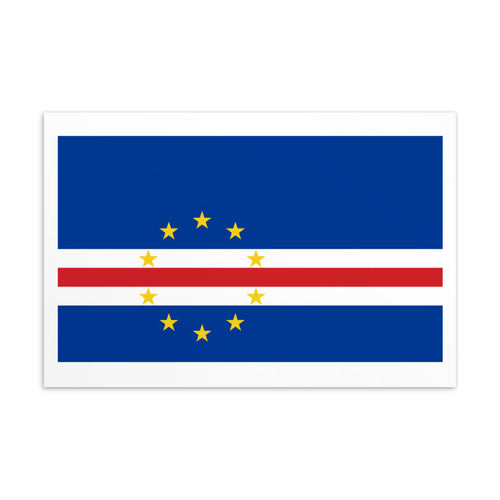 National Flag Postcards - Collection 1 Cape Verde / 4×6