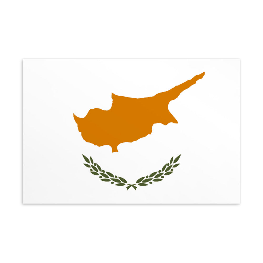 National Flag Postcards - Collection 1 Cyprus postcard