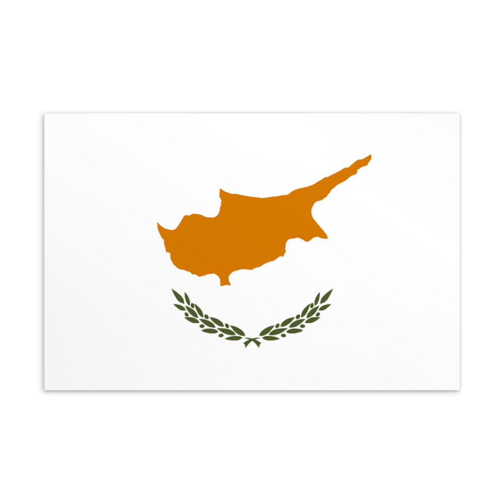 National Flag Postcards - Collection 1 Cyprus postcard