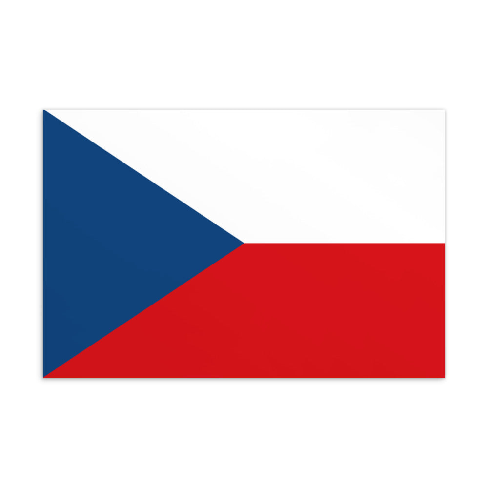 National Flag Postcards - Collection 1 Czech Republic postcard