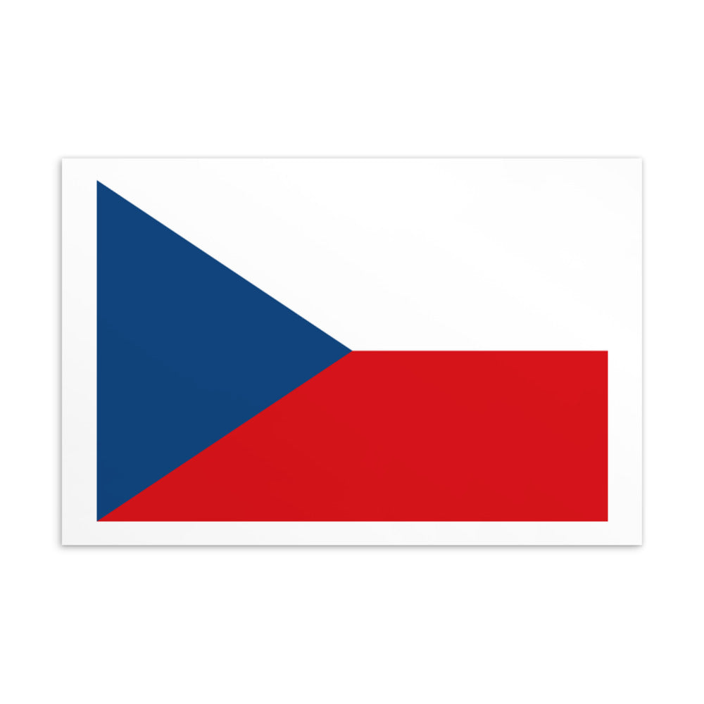 National Flag Postcards - Collection 1 Czech Republic postcard