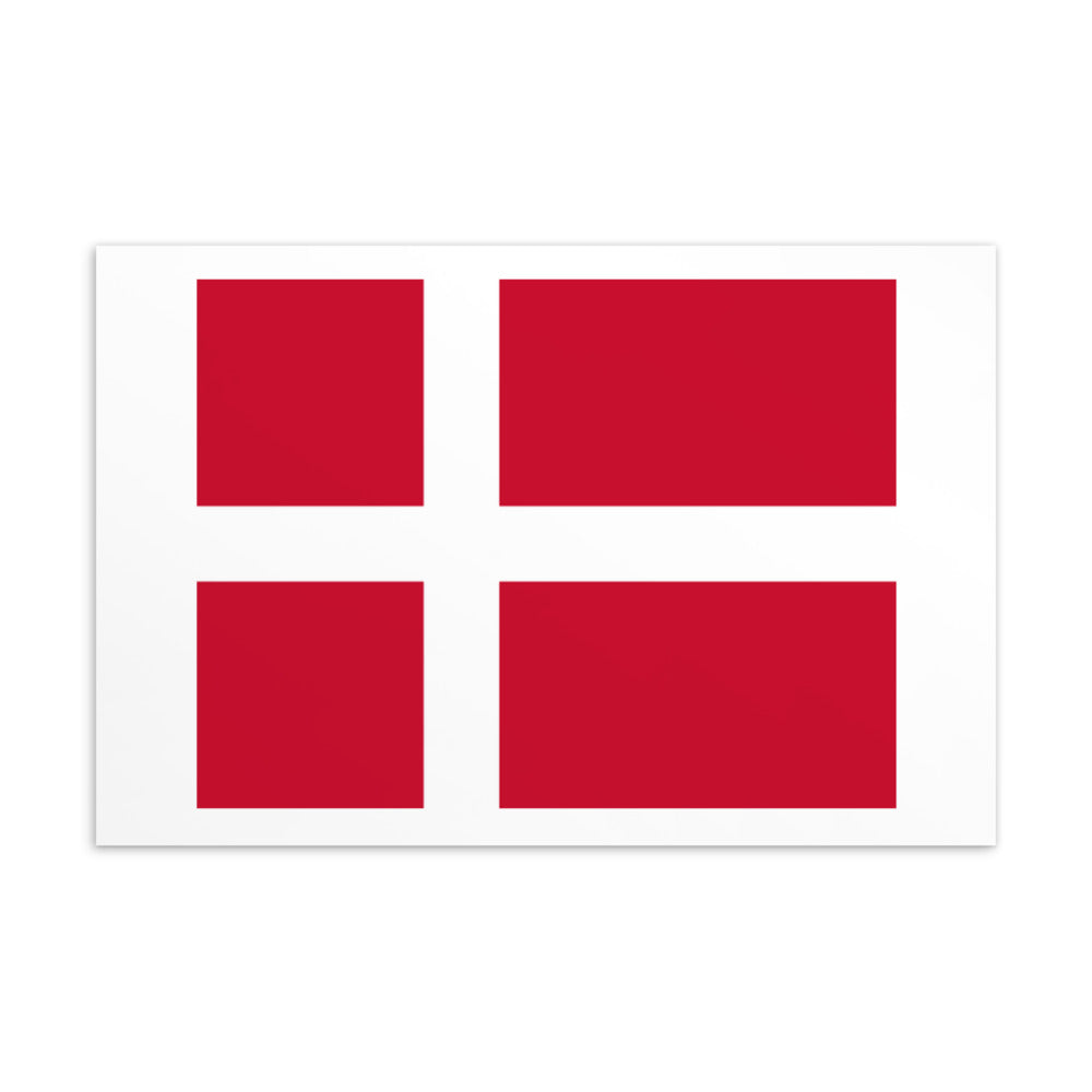 National Flag Postcards - Collection 1 Denmark postcard