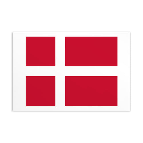 National Flag Postcards - Collection 1 Denmark / 4×6