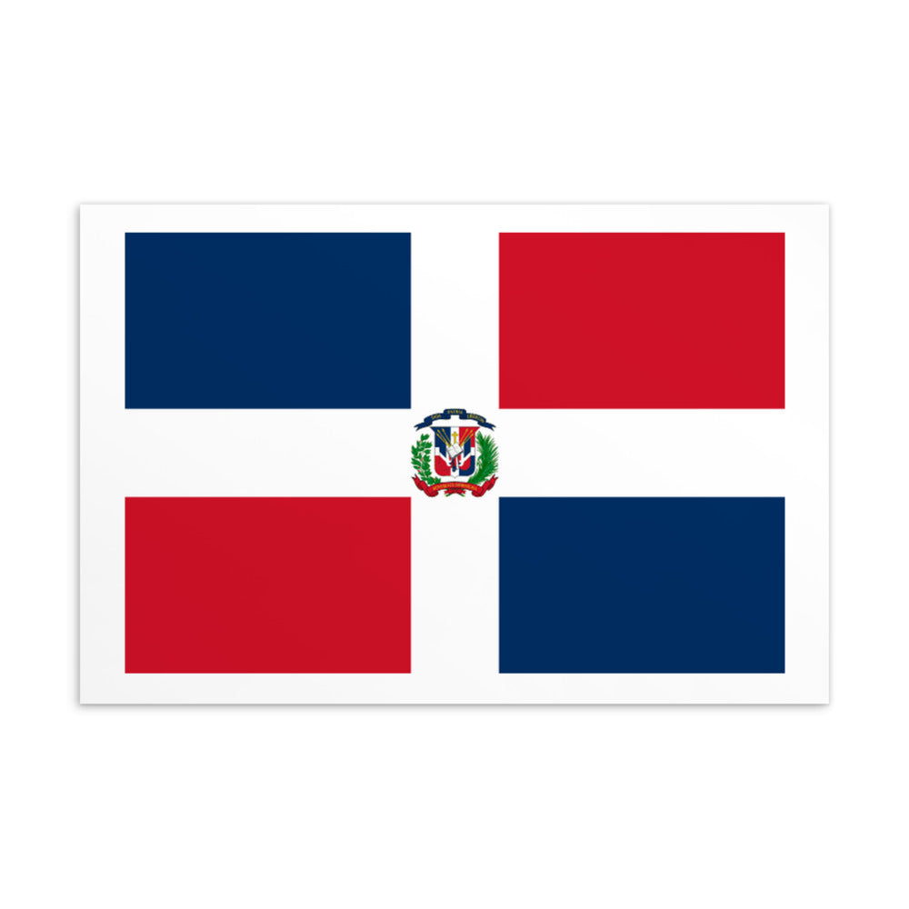 National Flag Postcards - Collection 1 Dominican Republic postcard