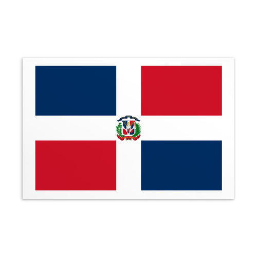 National Flag Postcards - Collection 1 Dominican Republic / 4×6