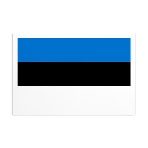 National Flag Postcards - Collection 1 Estonia / 4×6
