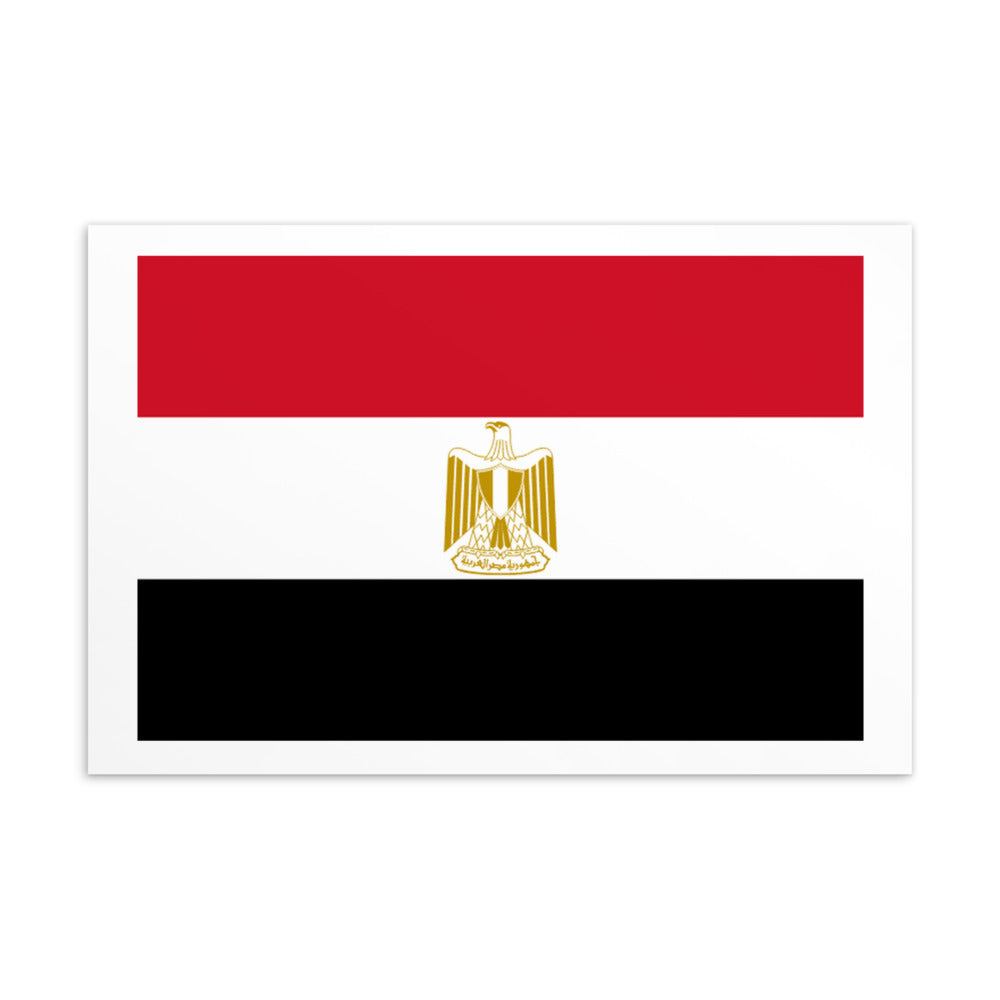 National Flag Postcards - Collection 1 Egypt postcard