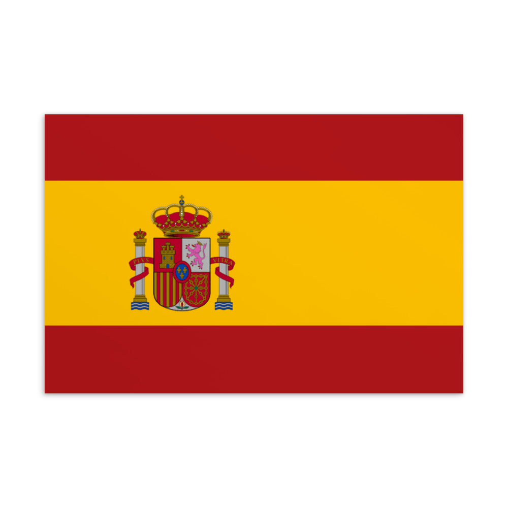 National Flag Postcards - Collection 1 Spain postcard