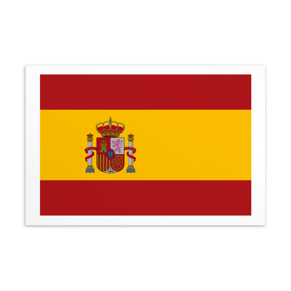 National Flag Postcards - Collection 1 Spain postcard