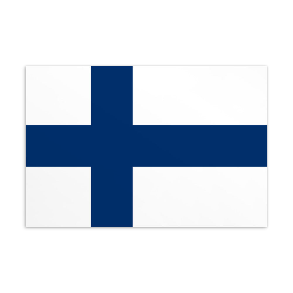 National Flag Postcards - Collection 1 Finland postcard