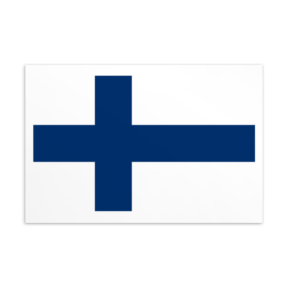 National Flag Postcards - Collection 1 Finland postcard
