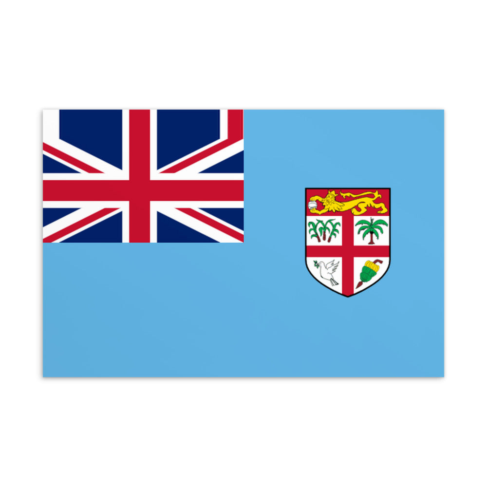 National Flag Postcards - Collection 1 Fiji postcard