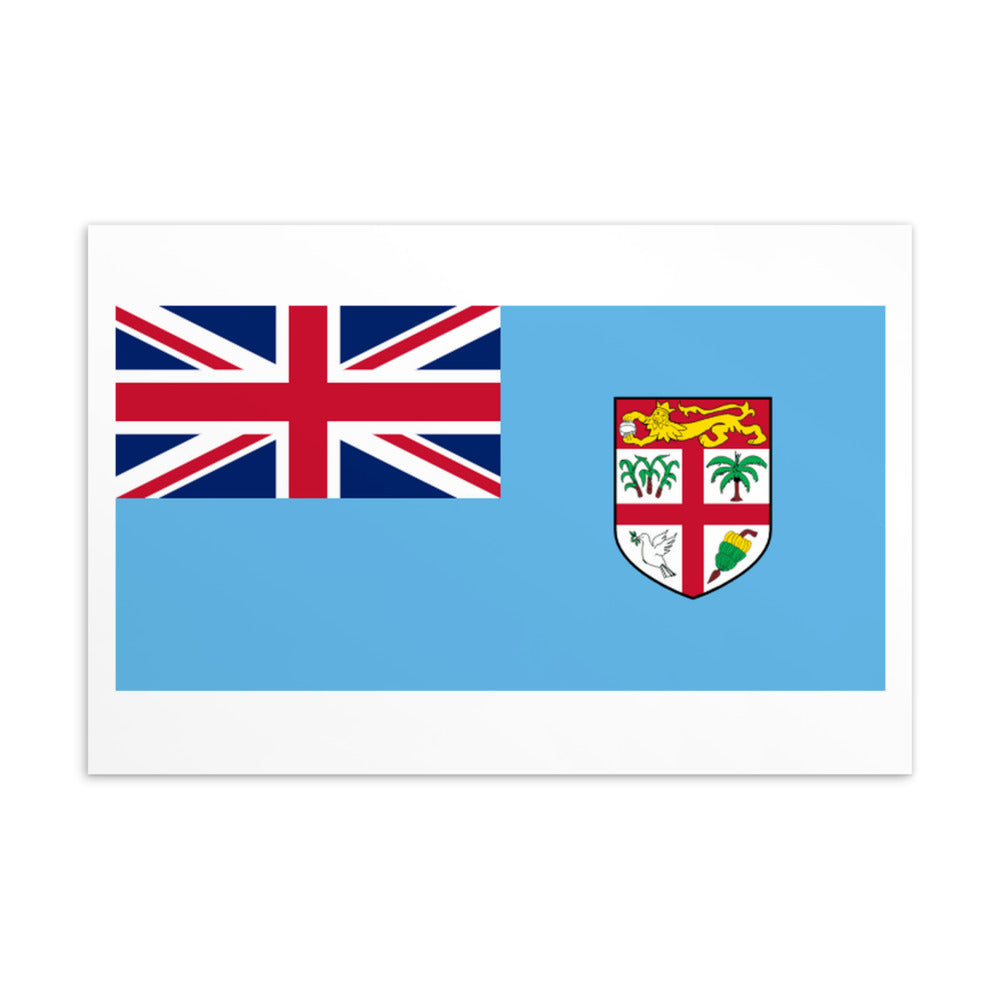 National Flag Postcards - Collection 1 Fiji postcard