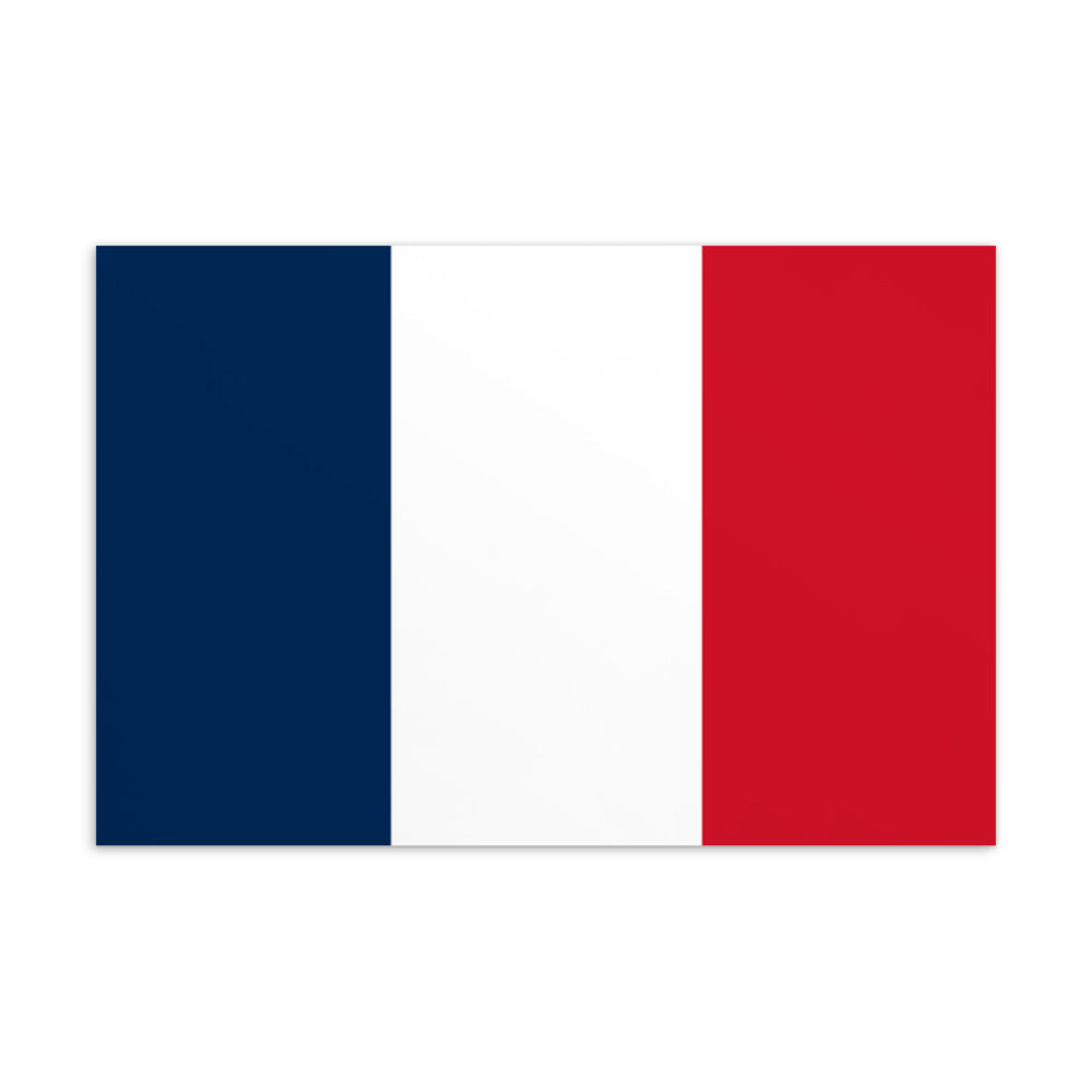 National Flag Postcards - Collection 1 France postcard