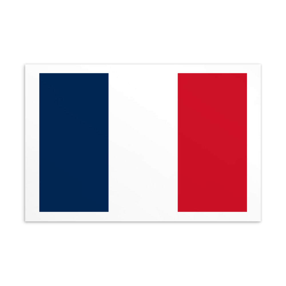 National Flag Postcards - Collection 1 France postcard