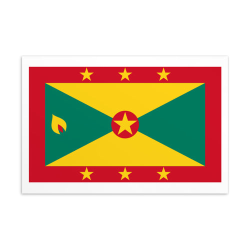National Flag Postcards - Collection 1 Grenada / 4×6