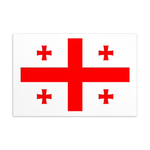 National Flag Postcards - Collection 1 Georgia / 4×6