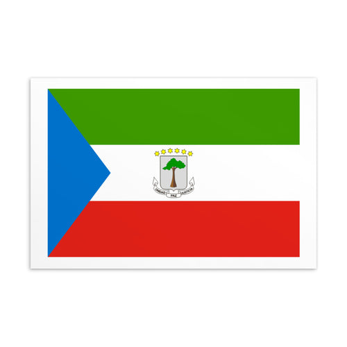 National Flag Postcards - Collection 1 Equatorial Guinea / 4×6
