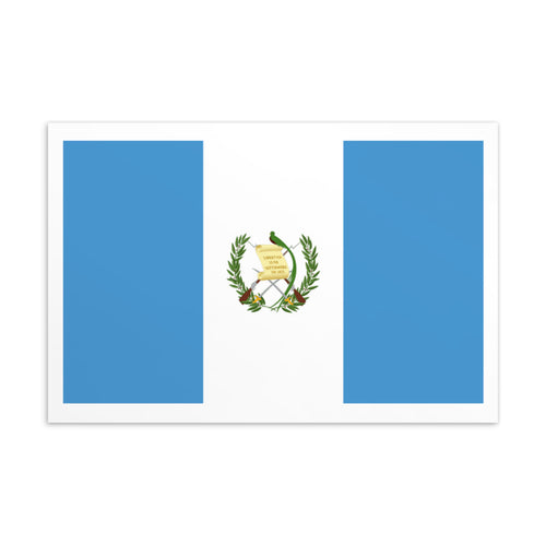 National Flag Postcards - Collection 1 Guatemala / 4×6