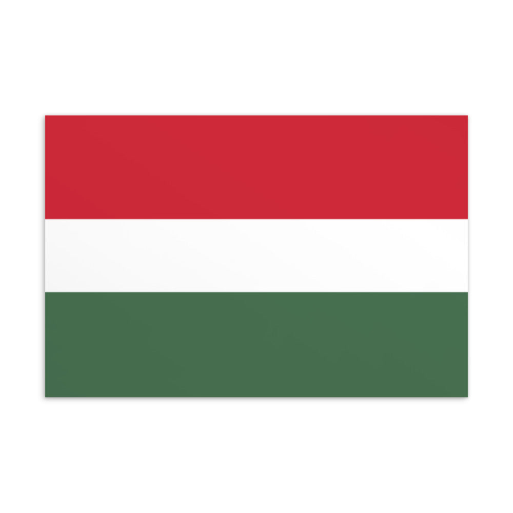 National Flag Postcards - Collection 1 Hungary postcard