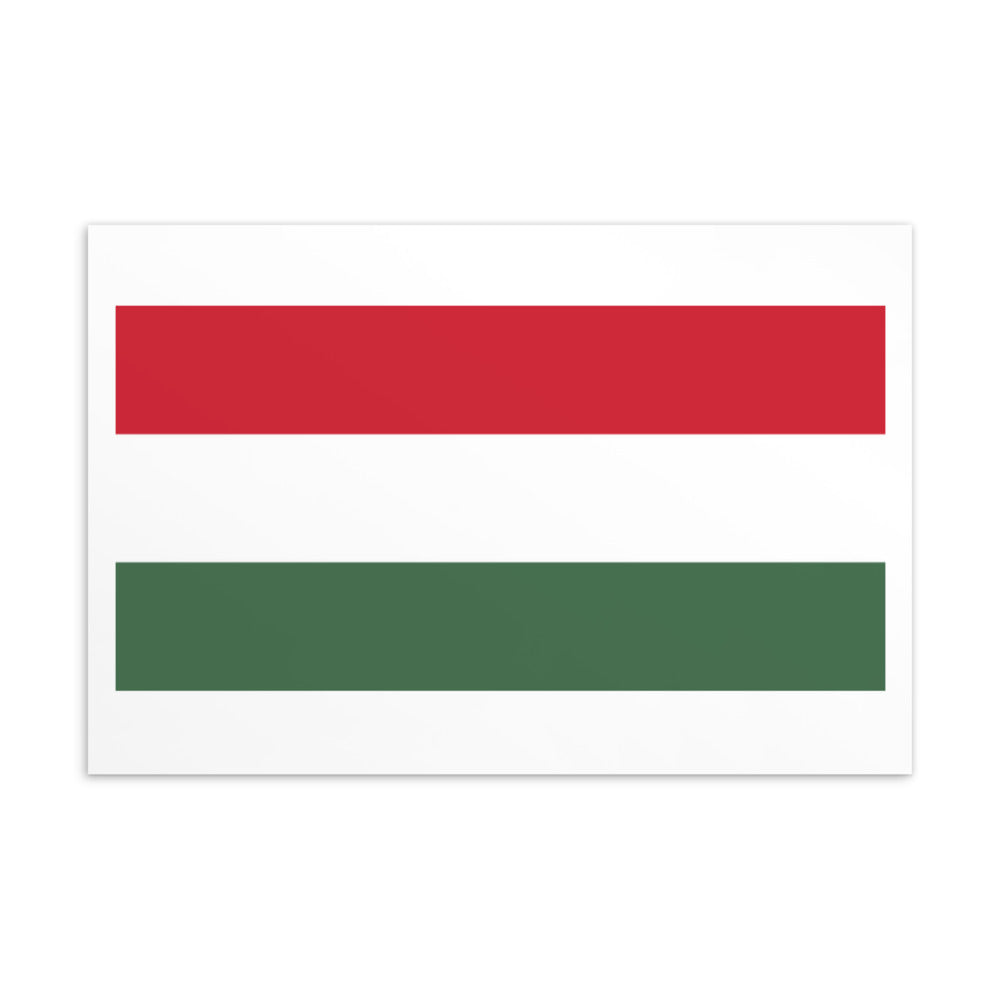 National Flag Postcards - Collection 1 Hungary postcard