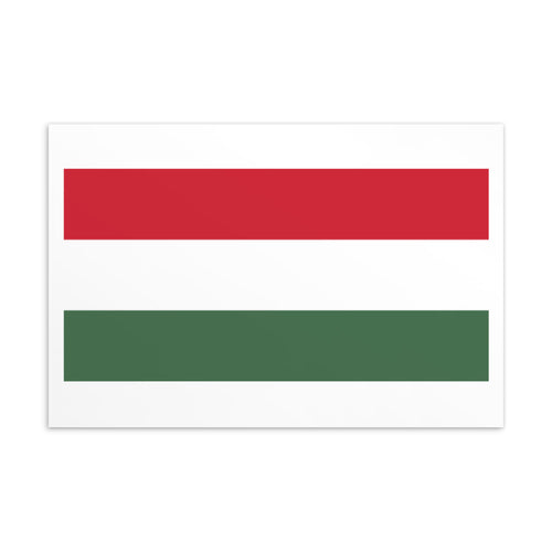National Flag Postcards - Collection 1 Hungary / 4×6