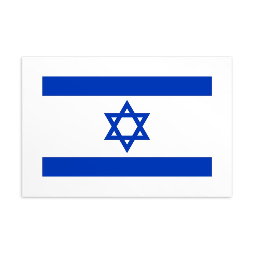 National Flag Postcards - Collection 1 Israel postcard
