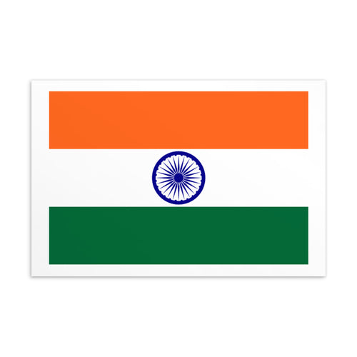 National Flag Postcards - Collection 1 India / 4×6