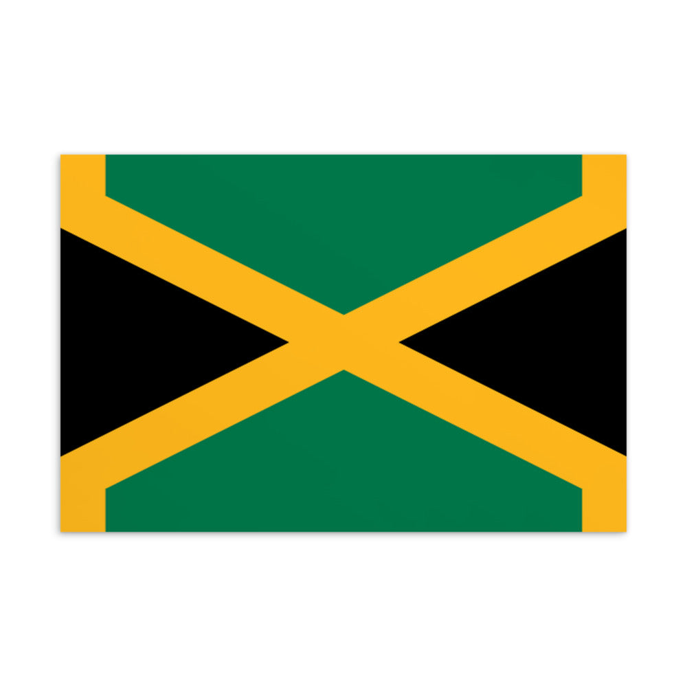 National Flag Postcards - Collection 1 Jamaica postcard