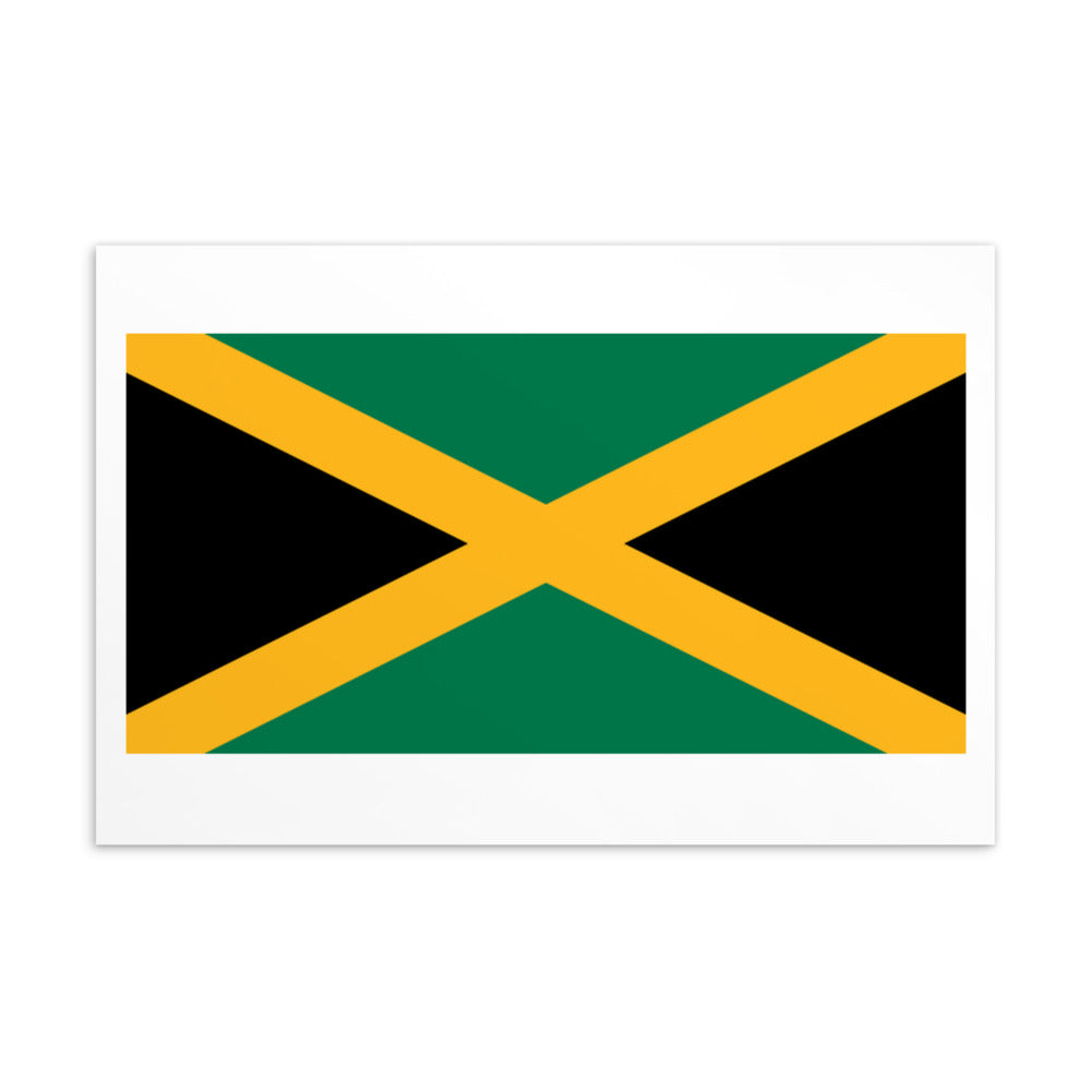 National Flag Postcards - Collection 1 Jamaica postcard