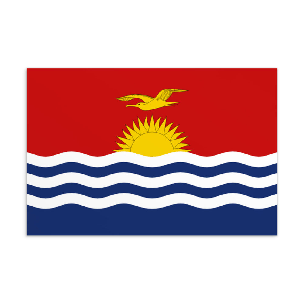 National Flag Postcards - Collection 1 Kiribati postcard