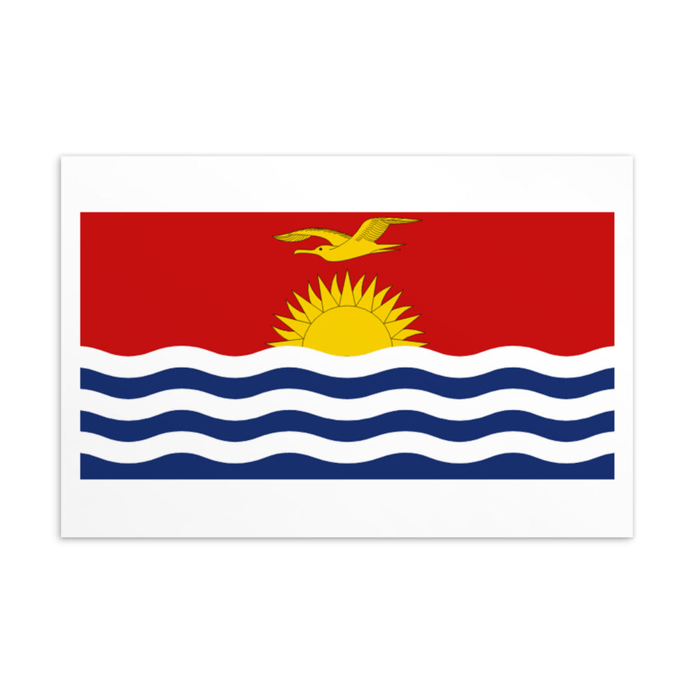 National Flag Postcards - Collection 1 Kiribati postcard