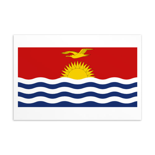 National Flag Postcards - Collection 1 Kiribati / 4×6