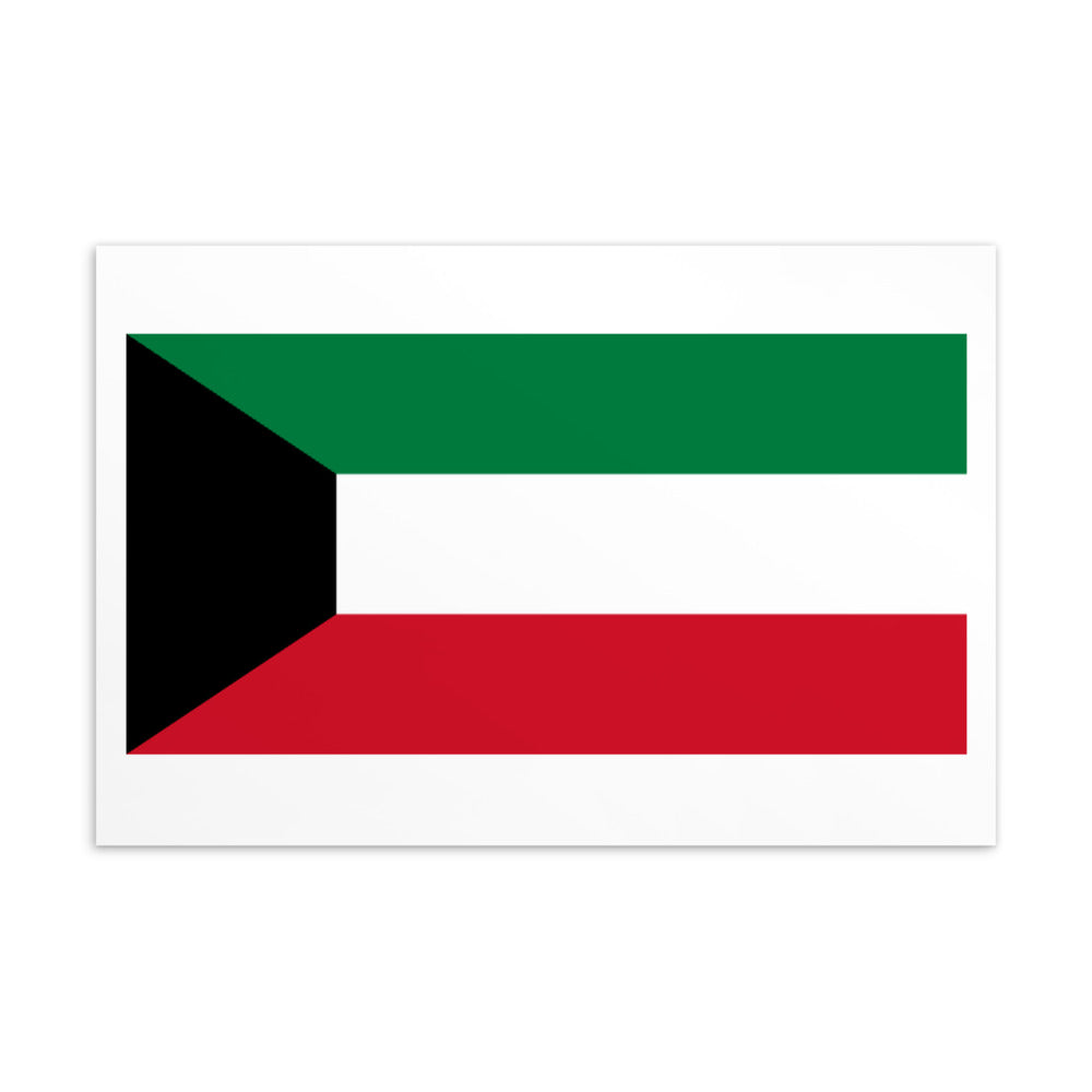 National Flag Postcards - Collection 1 Kuwait postcard